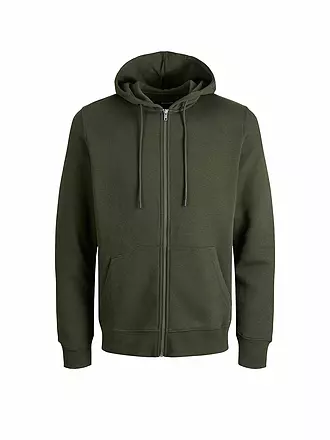JACK & JONES | Sweat-shirt à capuche zippé JJESTAR | olive
